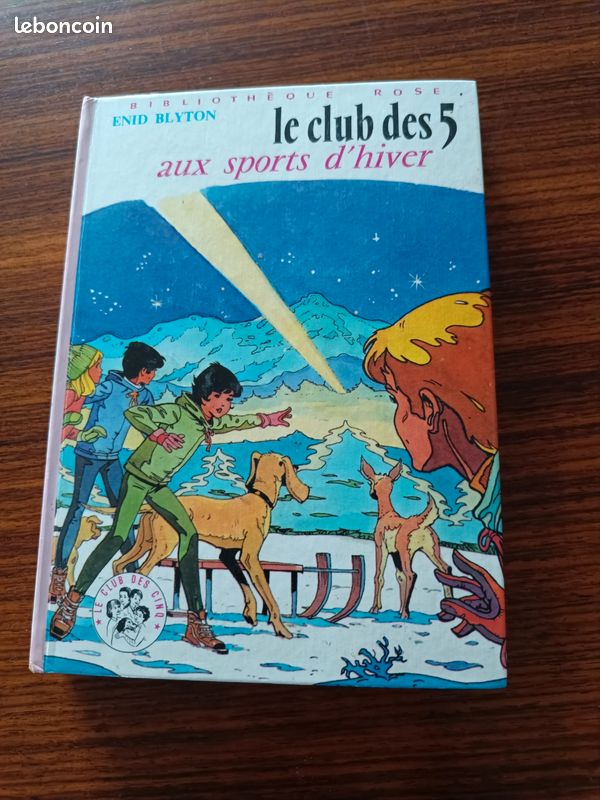 Le club des 5 au sport d'hiver bibliothèque rose (image 1)