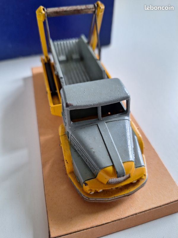 Camion Dinky Toys 895 - Benne Marrel UNIC - Gris Et Jaune - Boîte D'origine - France