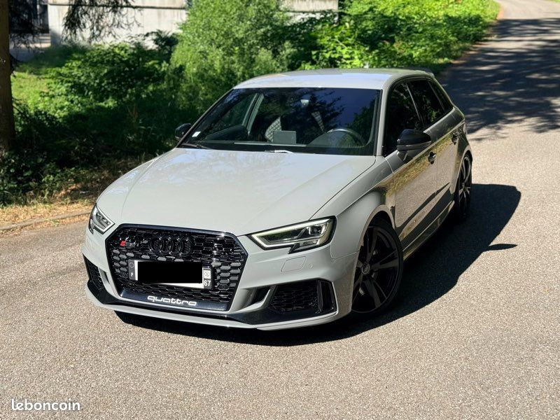 Audi RS3 2.5L 400ch S-Tronic / Suivi Audi / Gris Nardo / Sièges Diamond / B&O / Belle configuration / (image 1)