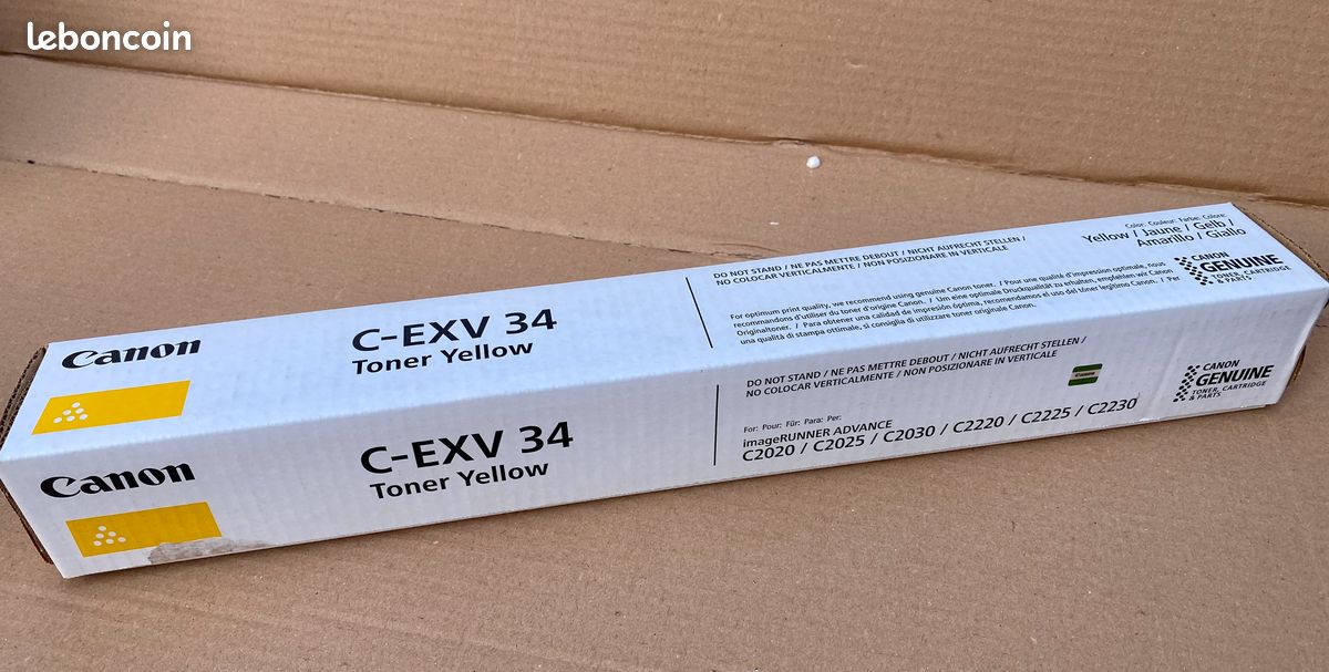 Canon Genuine - C-EXV 34 - Toner Yellow (image 2)