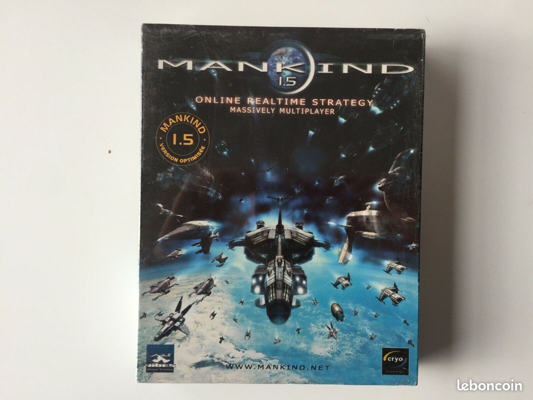 Jeu PC Mankind 1.5 RTS/STR - Boîte Big Box Carton - Neuf Scellé - Version FR 1998