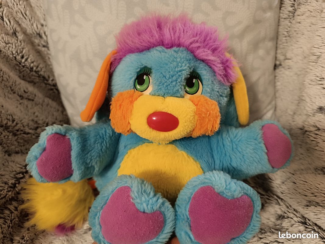 Peluches Popples Fruit / Lot de 3 Popples Fruits /fleur / Vintages