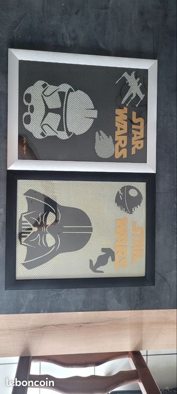 Tableau star wars en carbone (image 1)