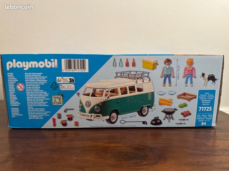 Playmobil 71725 VW Combi Bus Vert - Édition France, Neuf Sous Blister
