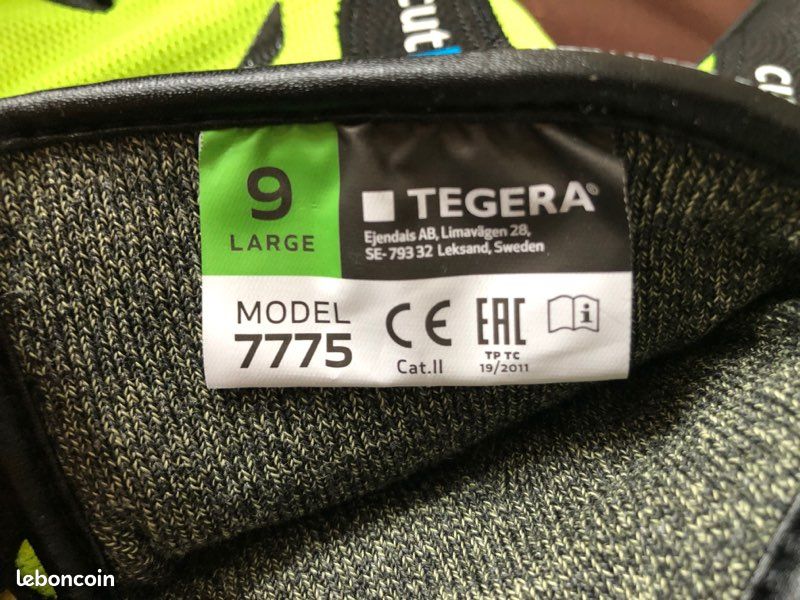 Gants Tegera waterproof protection travail manuel (image 3)