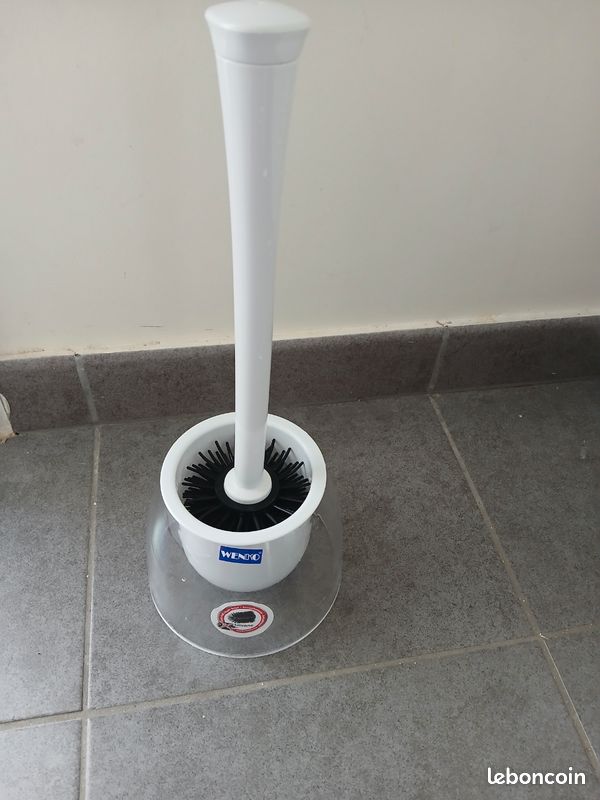 Brosse WC Rotello, Noir Porte-brosse WC - WENKO Online