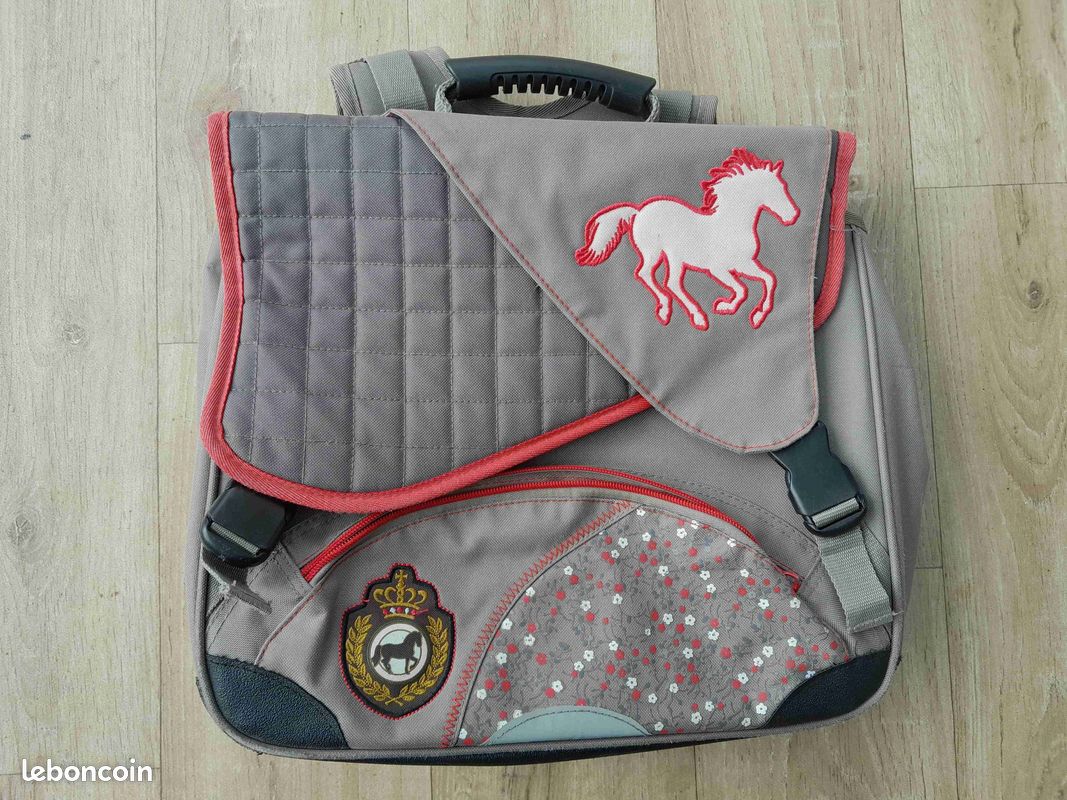 Cartable école primaire cheval, équitation 5/10ans Papeterie