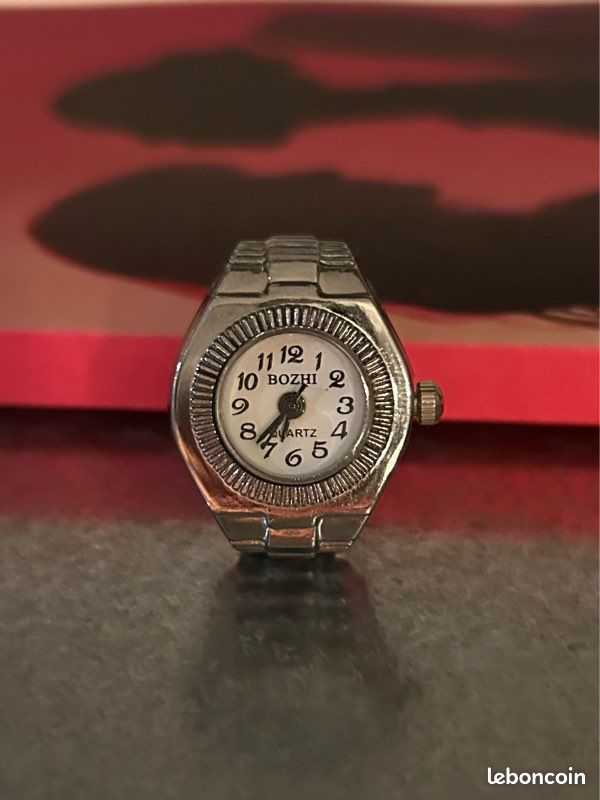 Verre De Montre Rond VERLUX 31.2 Mm - Bague Chromée, Type Plongée, Neuf