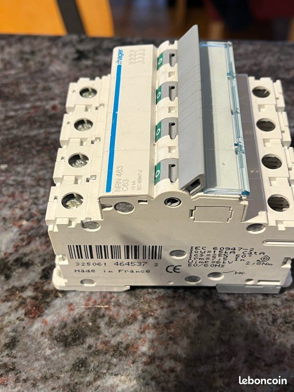 Protection Hager NRN 463 C 63 15 Ka (image 2)