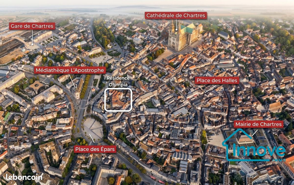 Appartement 3 pièces 74 m² · à Chartres · 74 m² · 313 000 €
