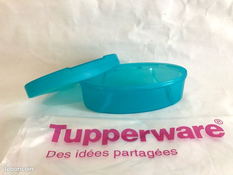 Neuf- Boîte modulaire ovale 1/2 Litre, ouverture facile à bascule, Tupperware (image 3)