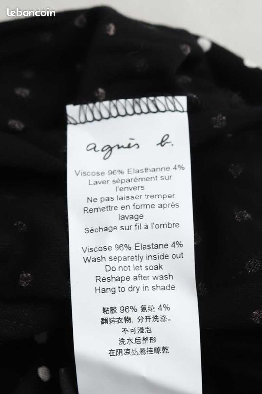 Robe noire - Agnès B (image 6)