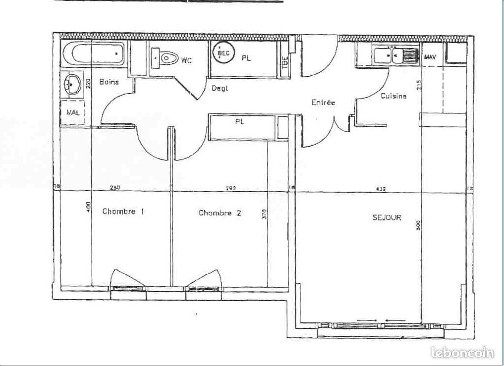 Appartement 3 pièces 66 m² · à Saint-Sébastien-sur-Loire · 66 m² · 730 €/mois