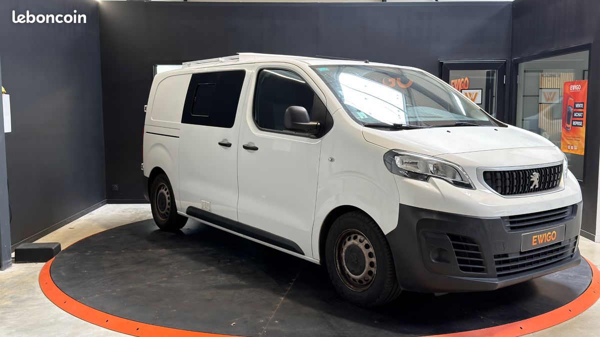 PEUGEOT EXPERT VU VAN AMÉNAGÉ 1.6 BLUEHDI 95CH L1H1 BVA S&S - PANNEAU SOLAIRe (image 1)