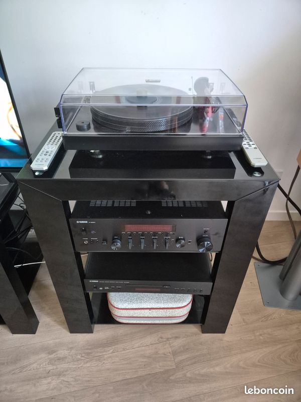 Meuble Hifi Norstone noir (image 3)