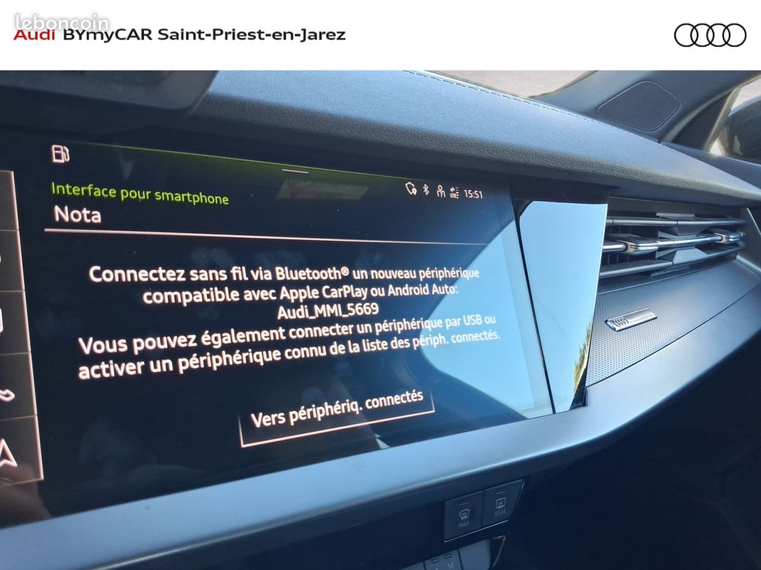 AUDI A3 Sportback 35 TFSI Mild Hybrid 150 s tronic 7 S Line (image 17)