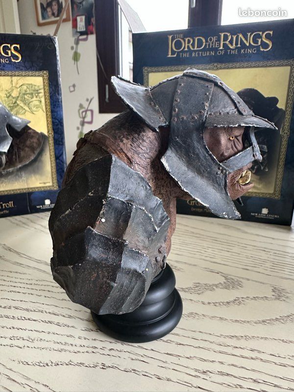 SNOW TROLL War In The North Polystone Statue - Le Seigneur Des Anneaux Lotr Sideshow Collectibles