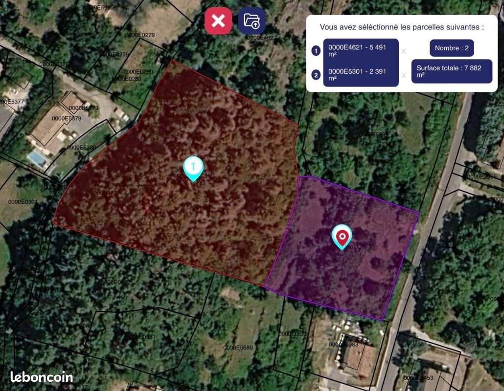 Terrain 7882 m² · à Aubenas · 210 000 €