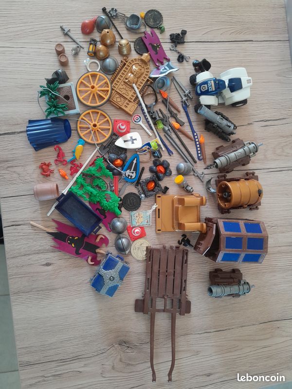 Lot Playmobil Thématique - Voitures, History, Et Vrac - Boîte D'origine NEUF
