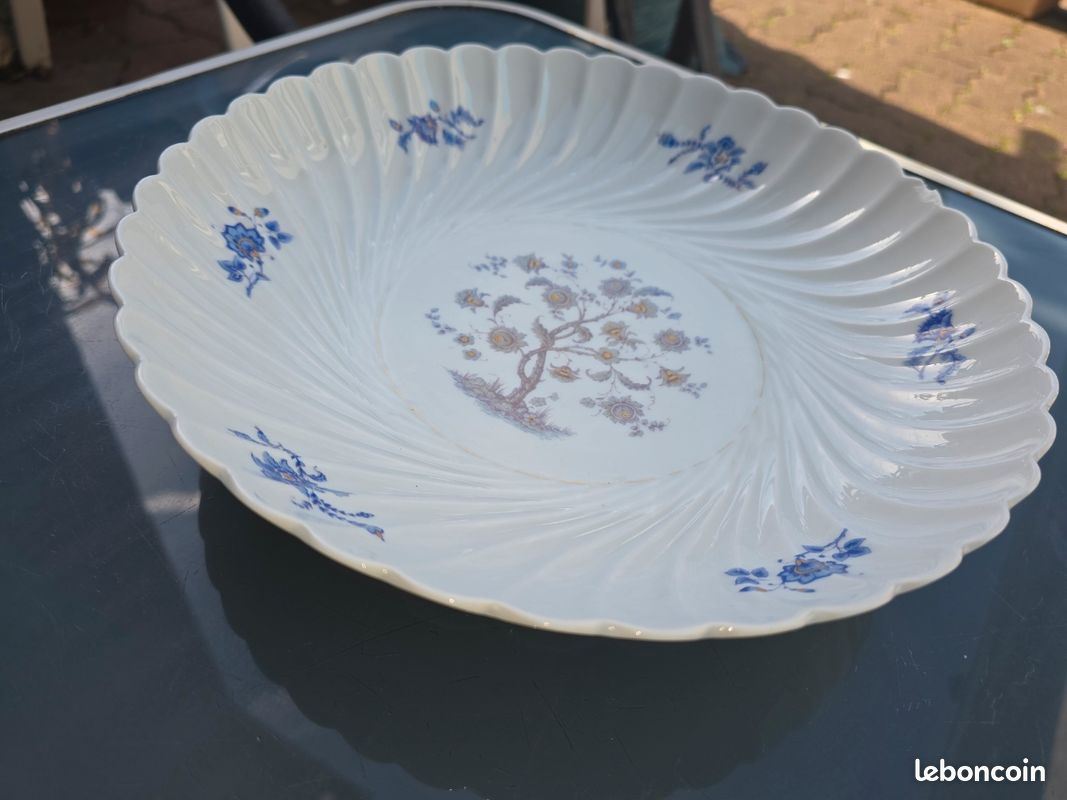 Plat creux série Arbre de Vie porcelaine vintage Haviland Limoges (image 3)