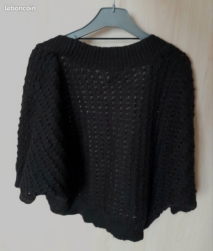 Gilet en maille noir (image 4)