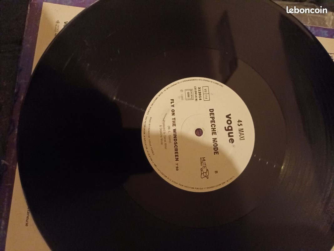 Maxi 45t. Dépêche mode en vinyle (image 3)