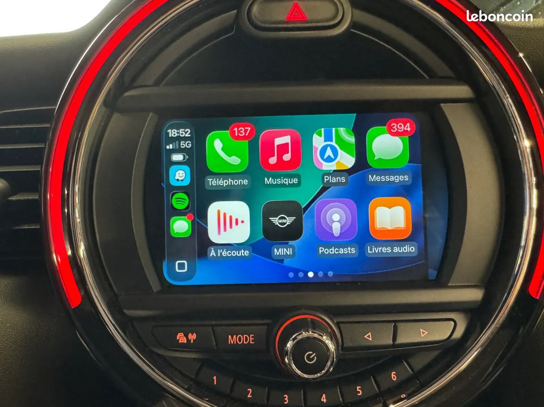 MINI Cooper S 2.0L 192ch Edition Greenwich - Toit ouvrant - Suivi complet - Bande blanche Fournie neuve - 2020 (image 25)