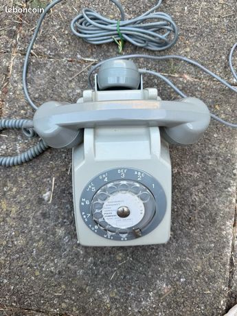 Ancien téléphone SOCOTEL S63 - Label Emmaüs