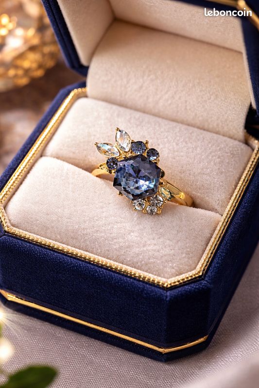 Bague diamant rétro - Bijoux anciens