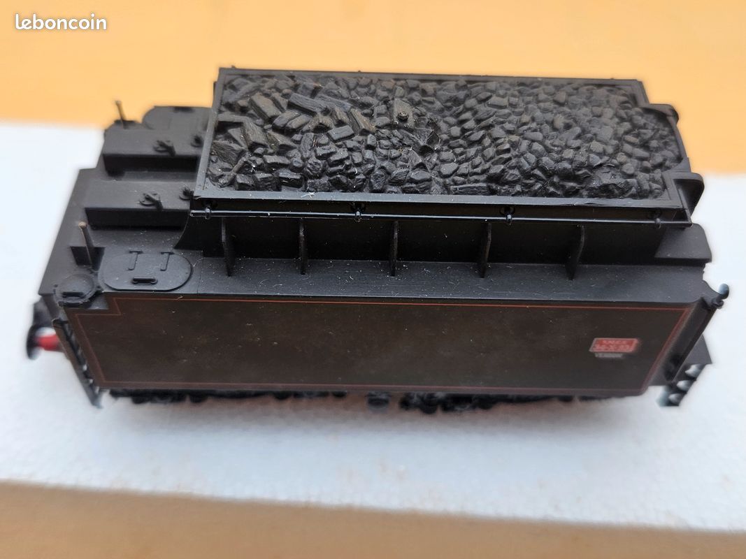 Locomotive Vapeur HO Jouef 140 C 180 + Tender – 8283 – SNCF – Epoques III-IV