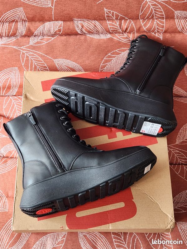 Superbes bottines Fitflop valeur 199 cuir véritable T38 neuves avec étiquette (image 11)