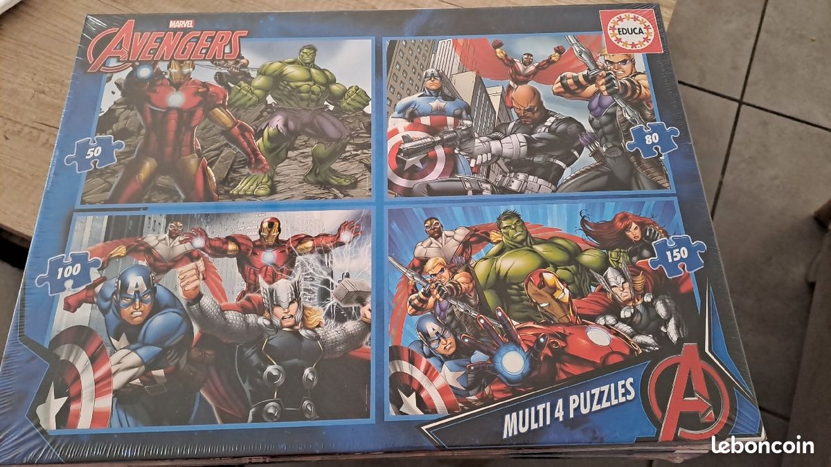 Multi 4 puzzle Marvel (image 1)