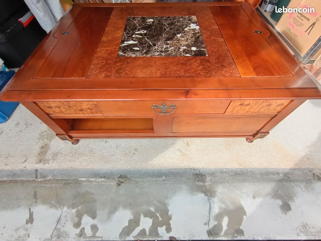 Table basse merisier massif (image 8)