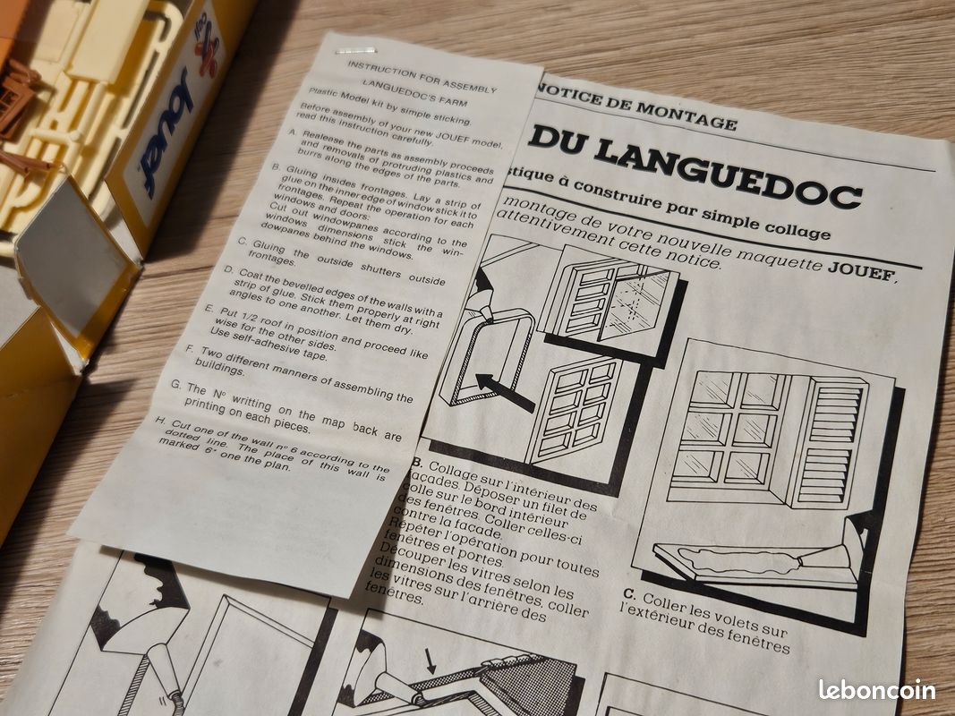 JOUEF maquette à monter ferme du LANGUEDOC 104500 NEUF (n°1bis