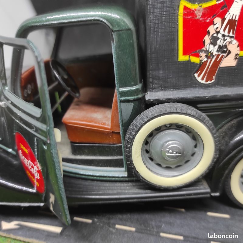 Solido 1/19 - Ford Pick-up 1936 Coca-Cola Rouge - Collection Vintage Sans Boîte