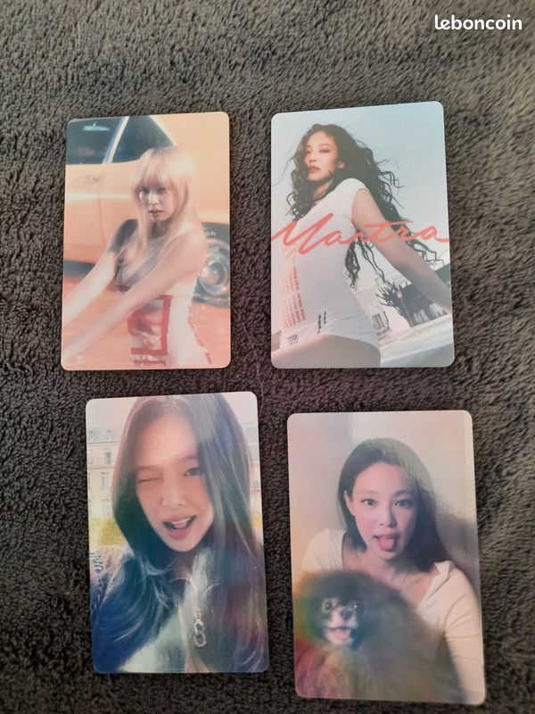 Lot de 4 photocards jennie blackpink (image 1)