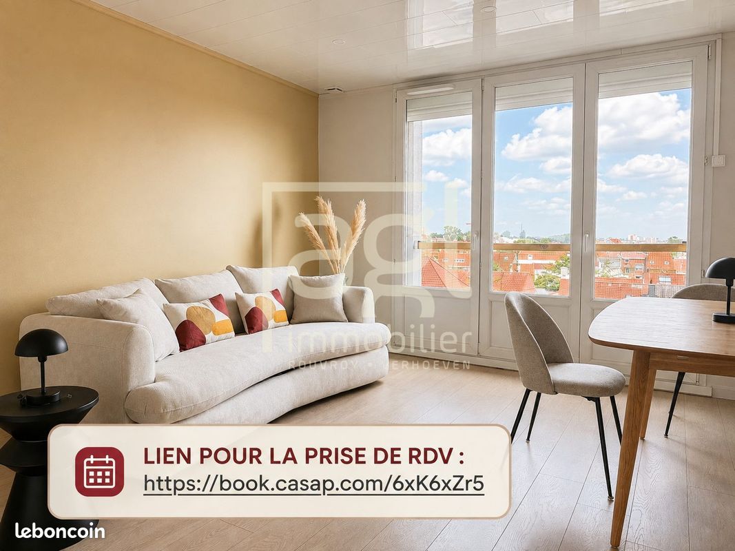 Appartement 3 pièces 55 m² · à Dunkerque · 55 m² · 945 €/mois