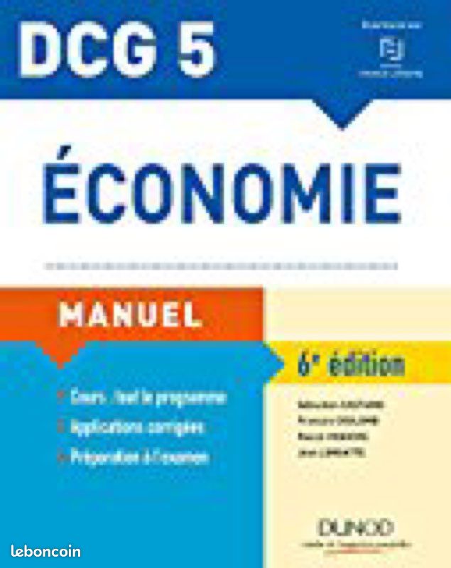ÉCONOMIE dunod dcg (image 1)