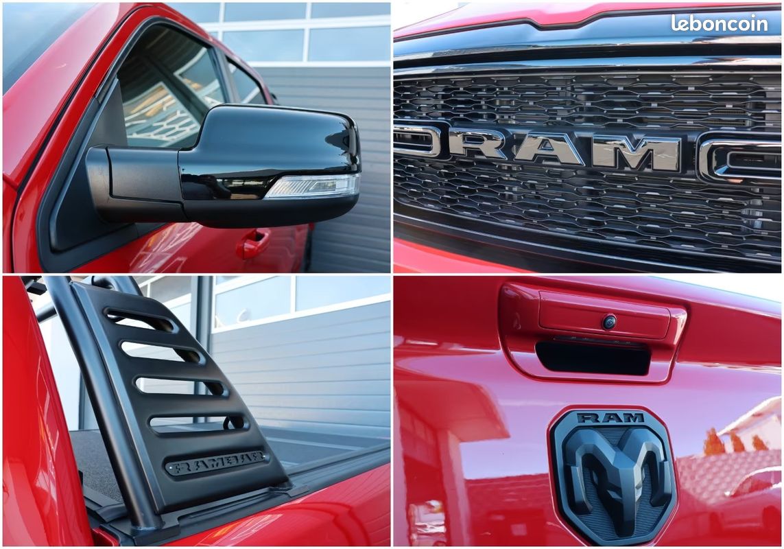 Dodge RAM 1500 Big Horn 5.7 V8 HEMI eTorque 396 ch – BVA – 4x4 – CarPlay – Caméras – R22 (image 39)