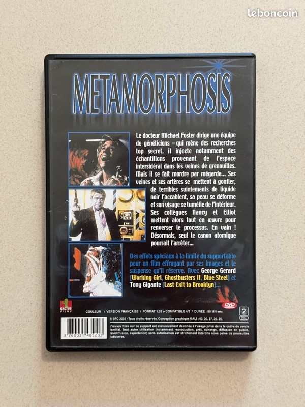 Dvd Collector Métamorphosis (image 2)