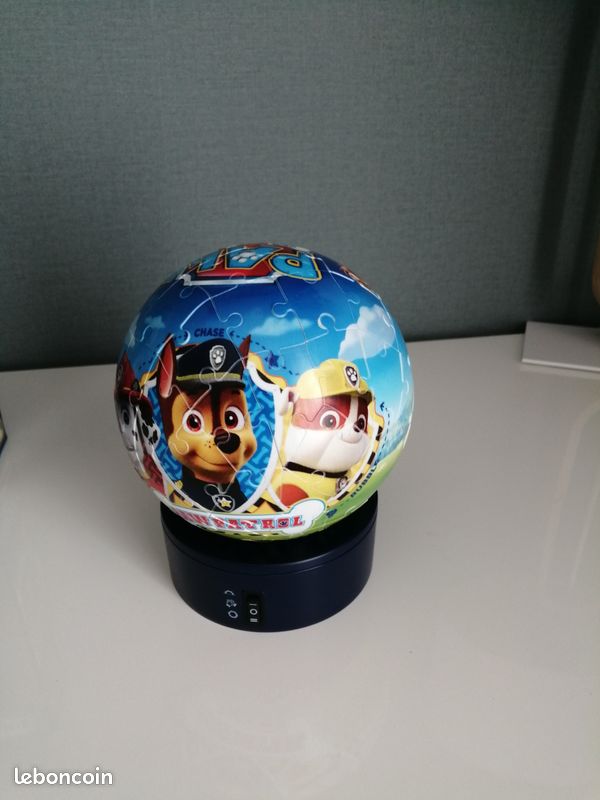 Ravensburger – Puzzle 3D Ball Pat'Patrouille – 72 Pièces Numérotées, 13 Cm, Sans Colle