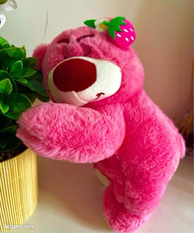 Peluche Ours Rose NEUVE - Lotso de Toy Story - Jeux & Jouets