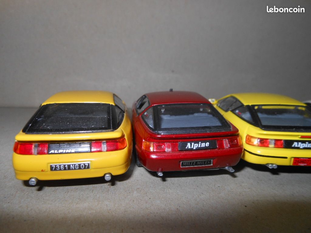 Alpine Renault A610 Turbo Rouge – GTS Résine 1/43 – Miniature Collection (sans Boîte)