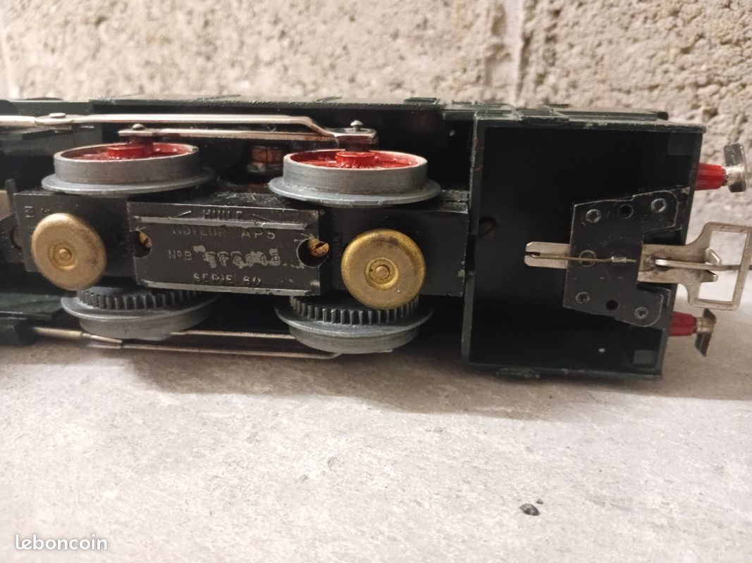 Ancienne Locomotive à Vapeur JEP En Métal – Moteur AP5 Série 60, Jouet Français