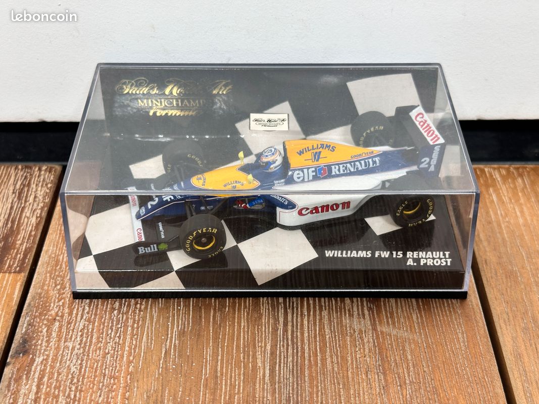 Lot De 3 Formule 1 Minichamps – Williams Renault Yamaha Arrow – 1/43 Neuves