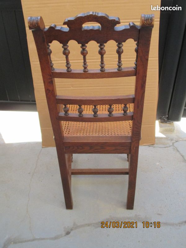Chaise cannée HENRI II (image 3)