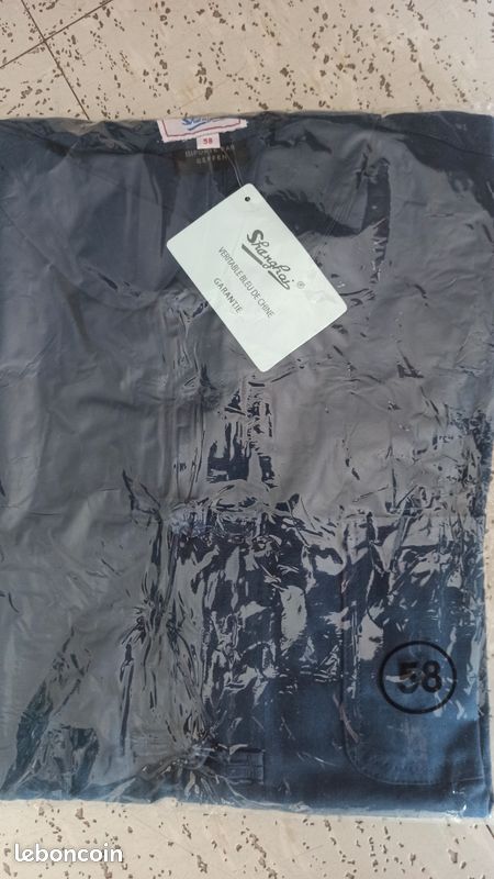 Ensemble Shanghai bleu de chine (image 1)