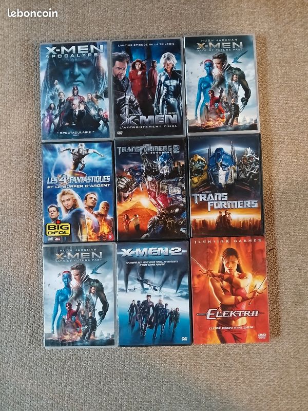 Lot dvd super héros de comics (image 1)