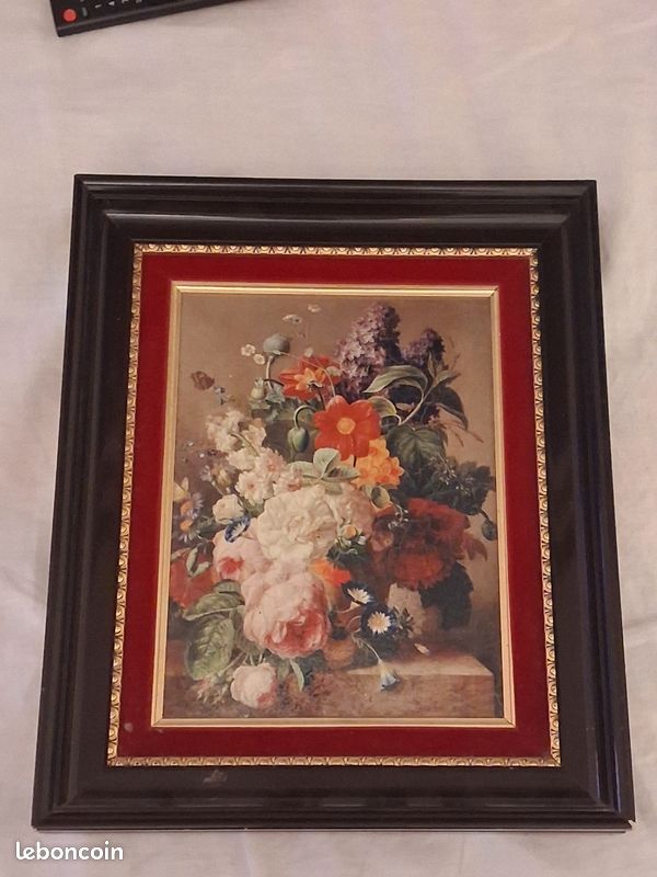 Peintre jacobber roses dahlia et lilas (image 1)