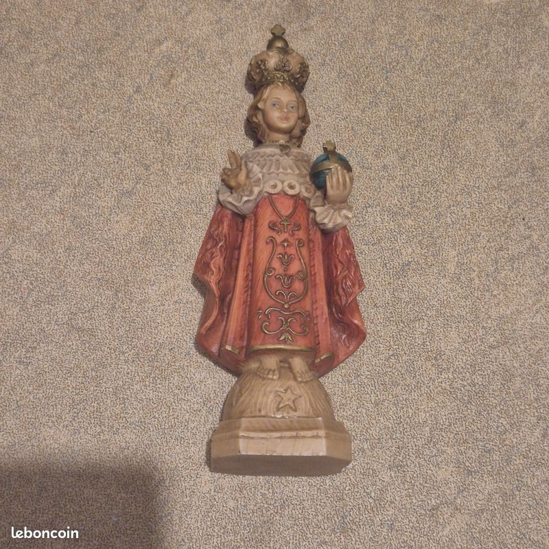 Ancienne statue en platre enfant jésus de prague (image 1)